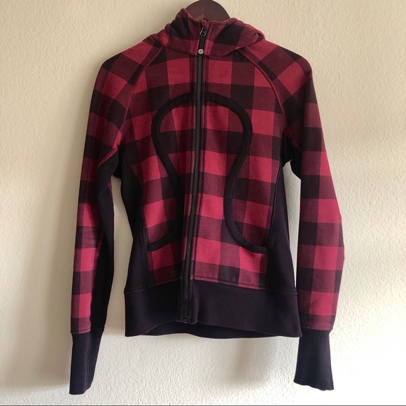 🦄 Lululemon lumberjack Scuba Hoodie II size 8 🦄 - Picture 2 of 5